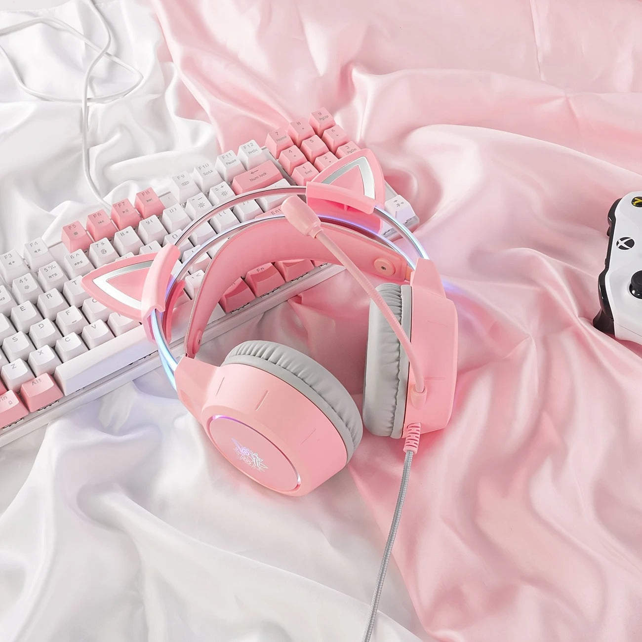 Cat-Ear Gaming Headphones.